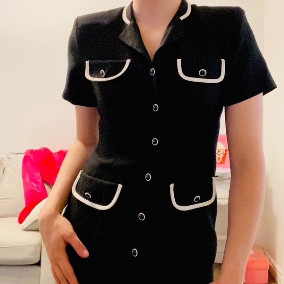 Vintage Black Dress Size Sm VI Petites - Picture 2 of 5